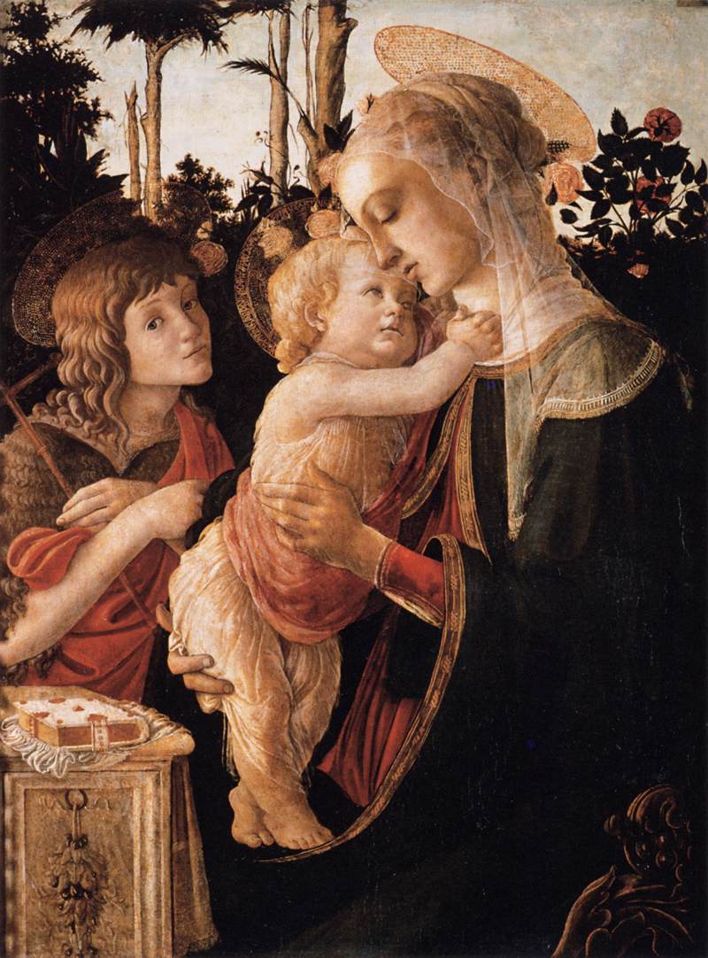 הבתולה והילד עם סן חואן באוטיסטה הצעירה