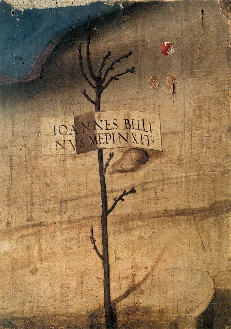 Small Tree with Inscription (Fragment)