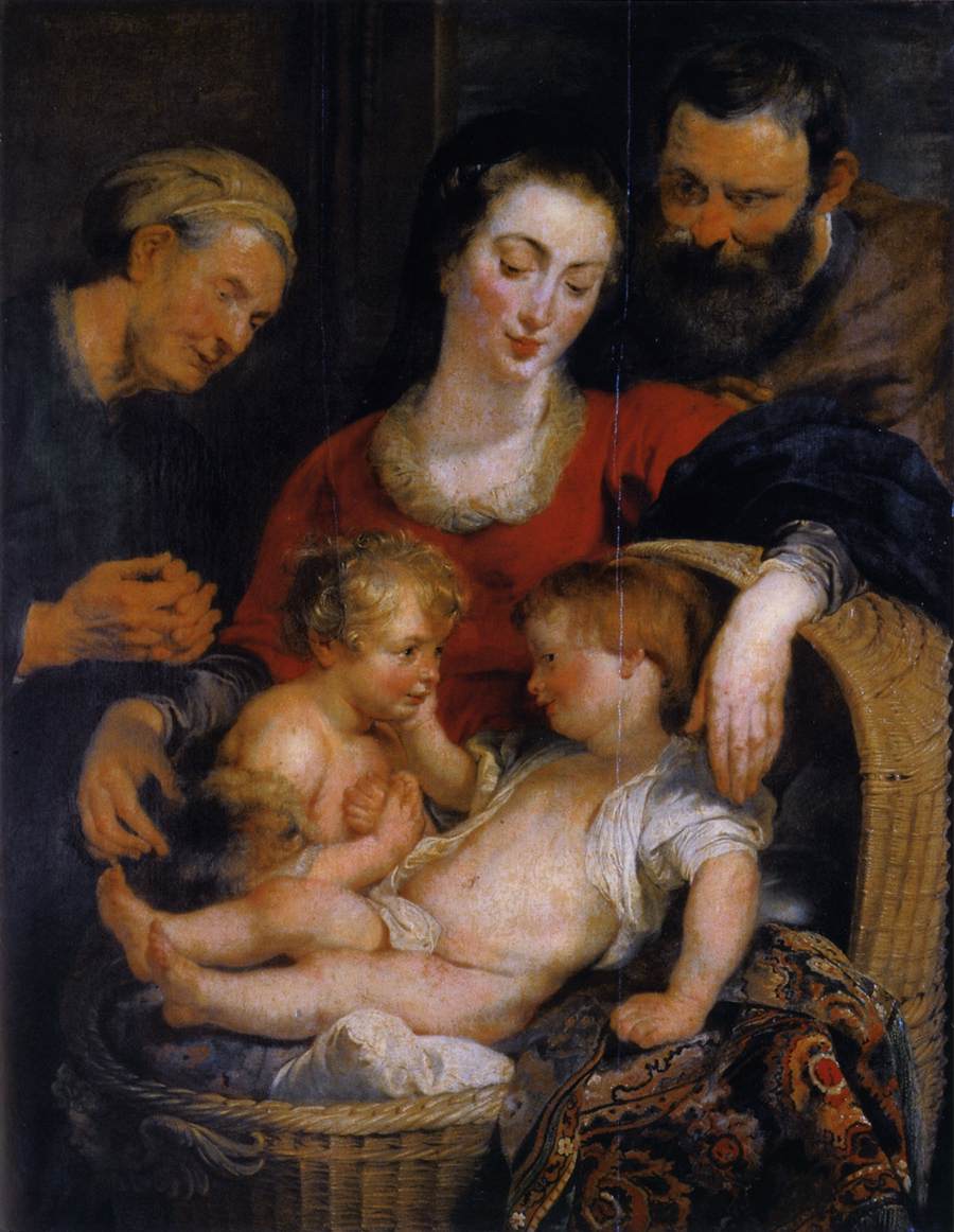 The Holy Family with Saint Elizabeth