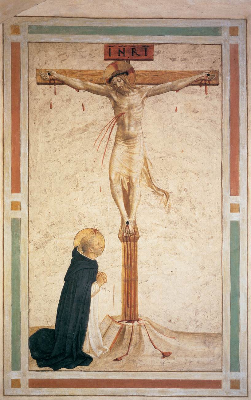 La crucifixion avec Santo Domingo (cellule 17)