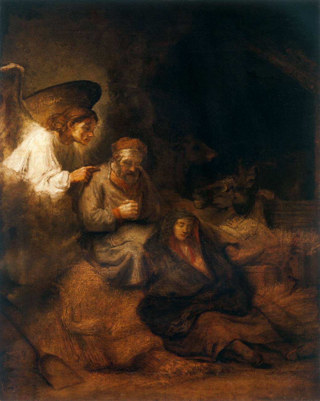 An Angel Telling Joseph in a Dream to Flee to Egypt