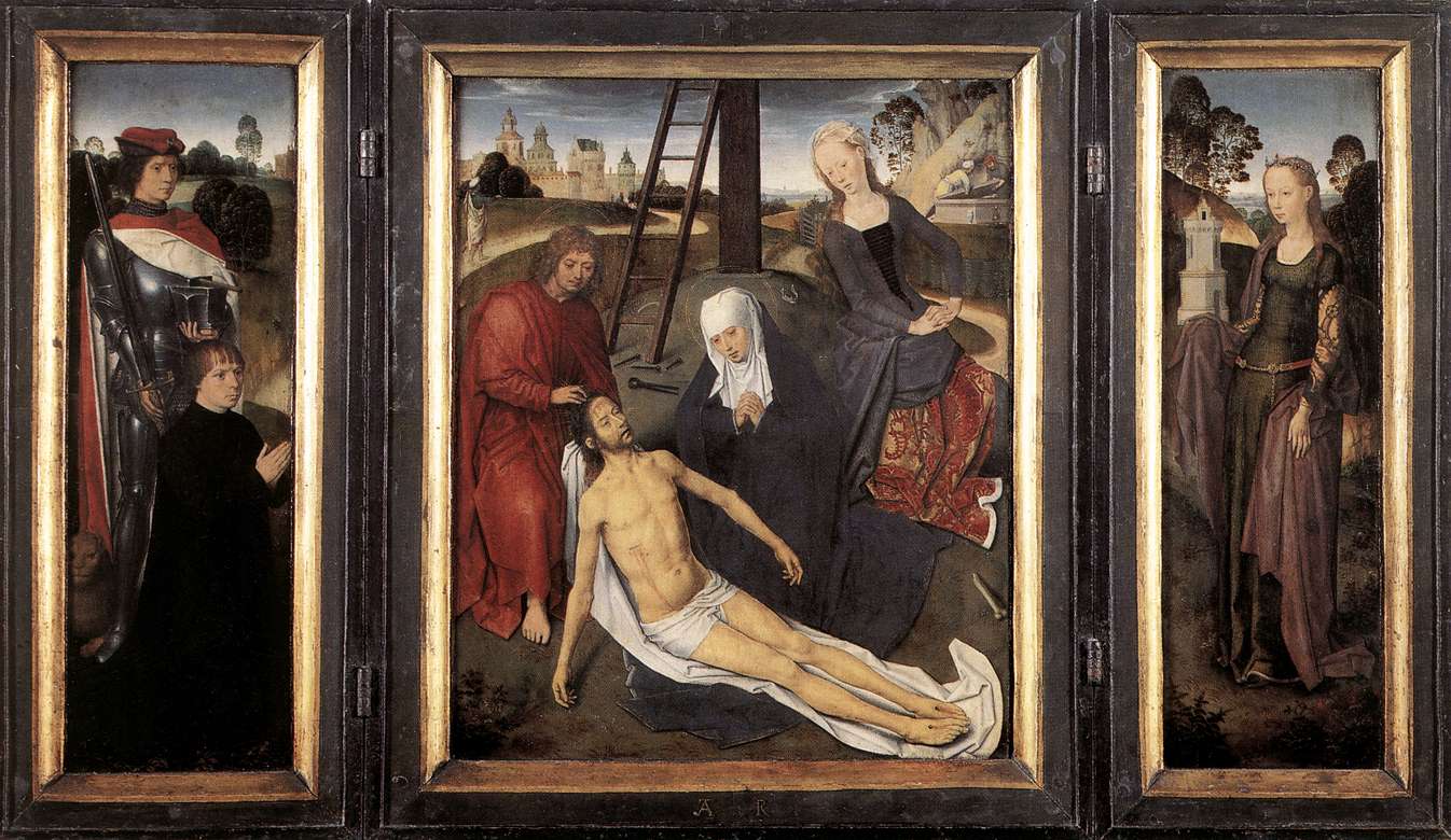 Adriaan otěže Triptych