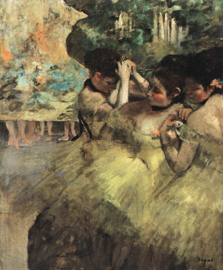 Dancers Preparing For The Ballet