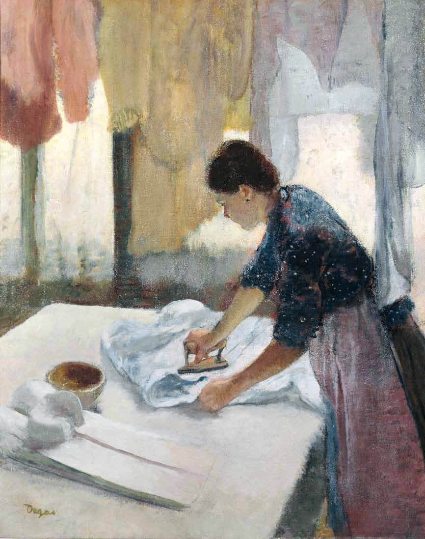 Woman Ironing