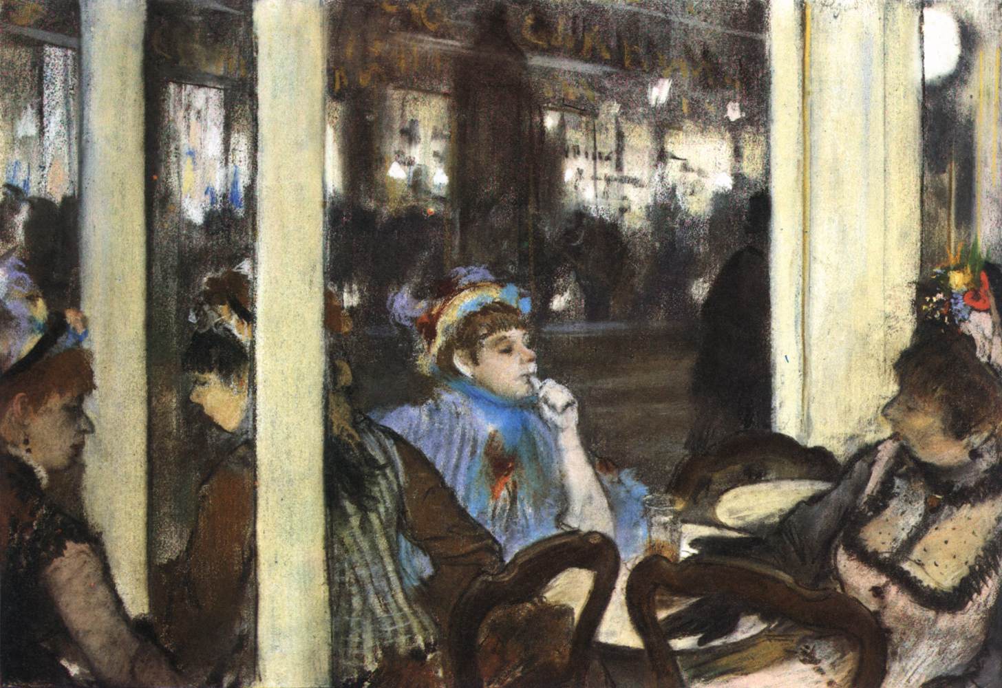 Women on the Terrace of a Café