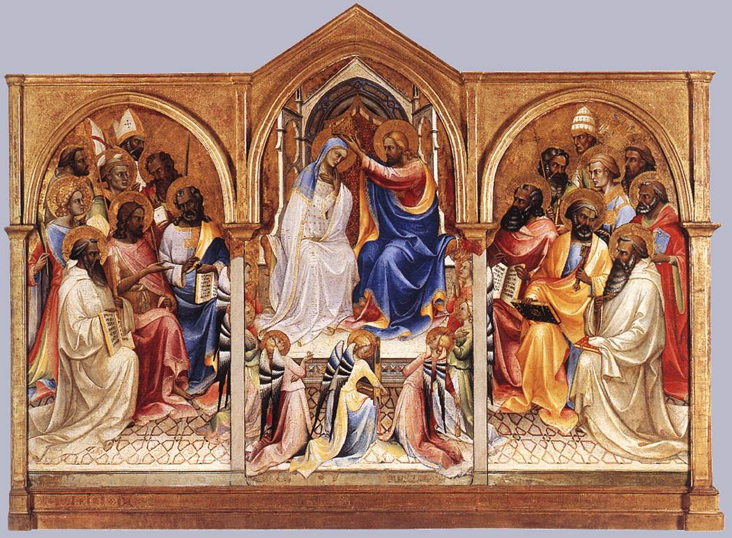 Coronación de Los Santos La Virgen y Adoradores