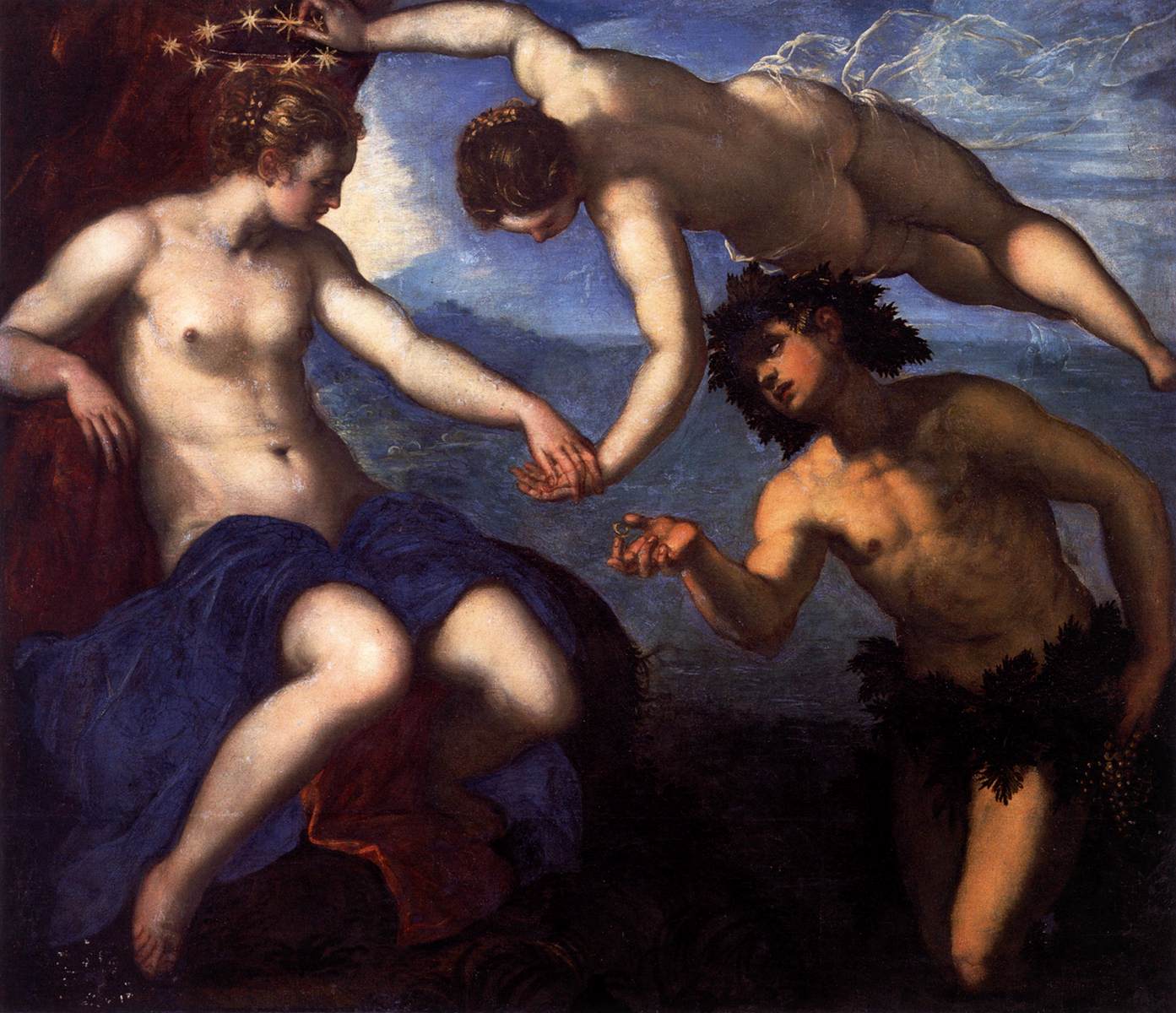Baco, Venus y Ariadna