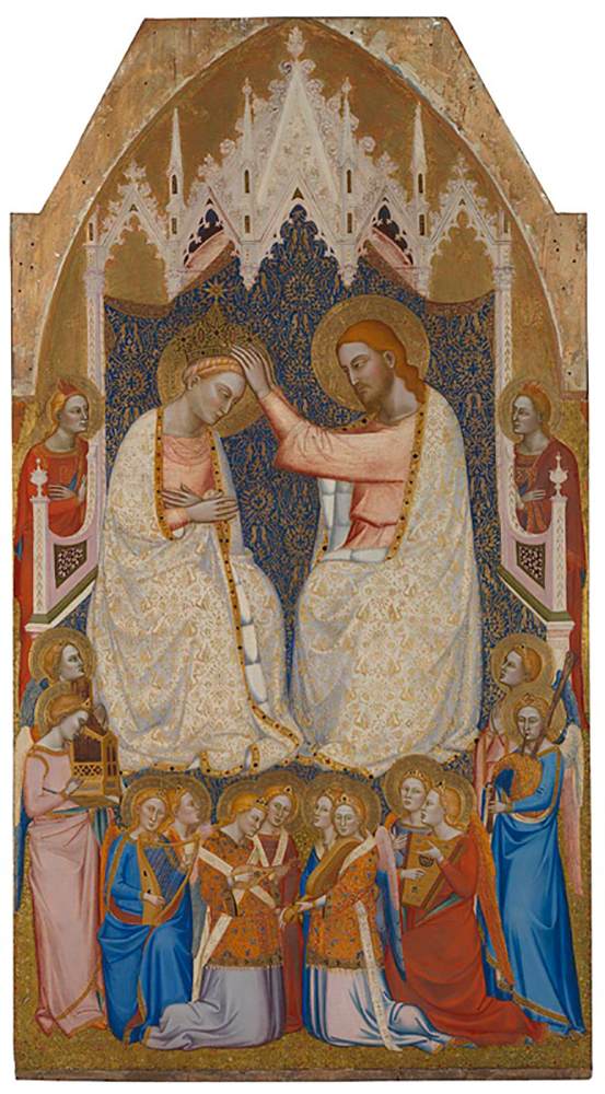 Pala d'altare di San Pier Maggiore: Coronation of the Virgin