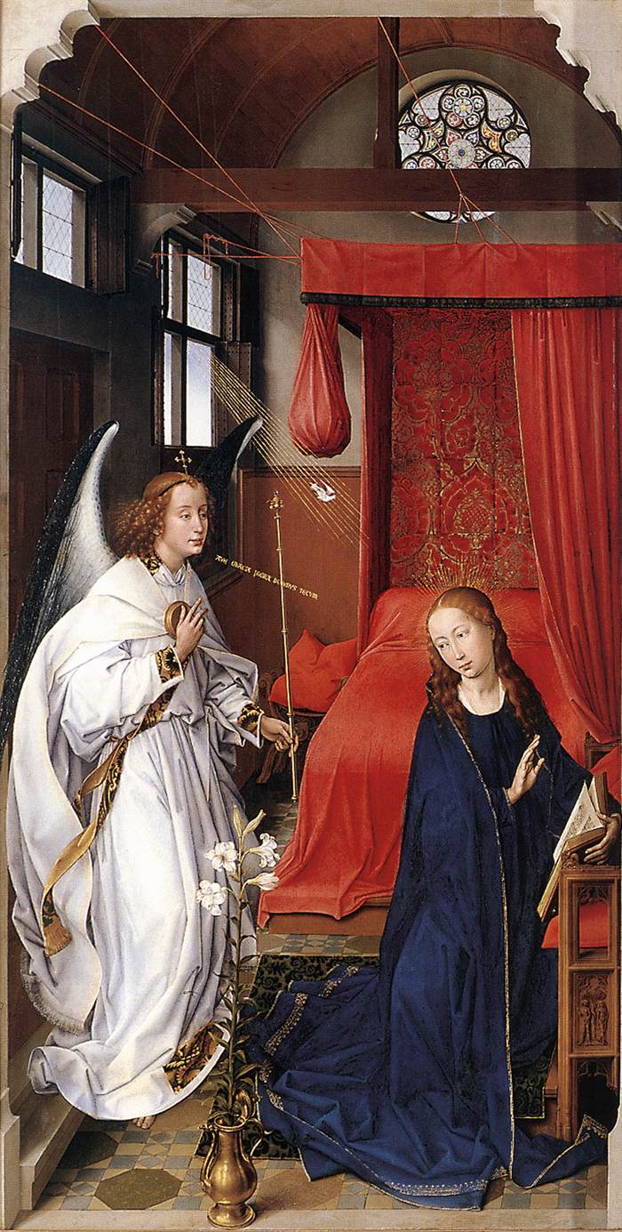 Saint Columba Altarpiece (left panel)