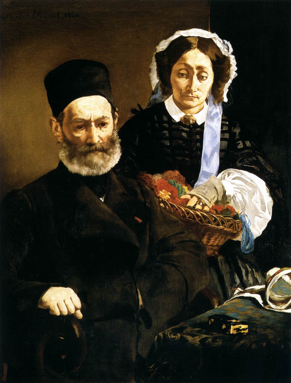 Portret van Monsieur en mevrouw Auguste Manet