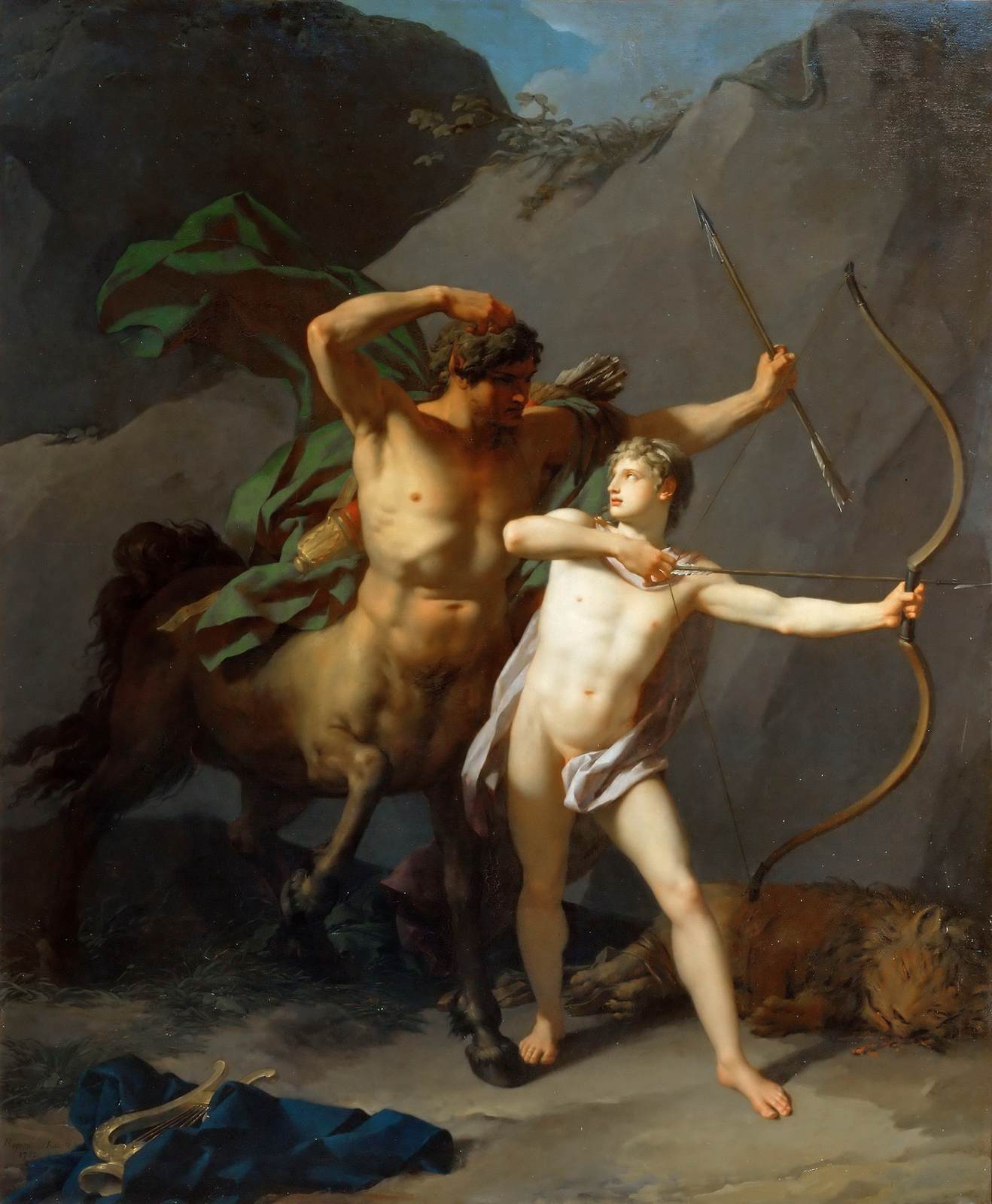 Achilles uddannelse af Centaur Quirón