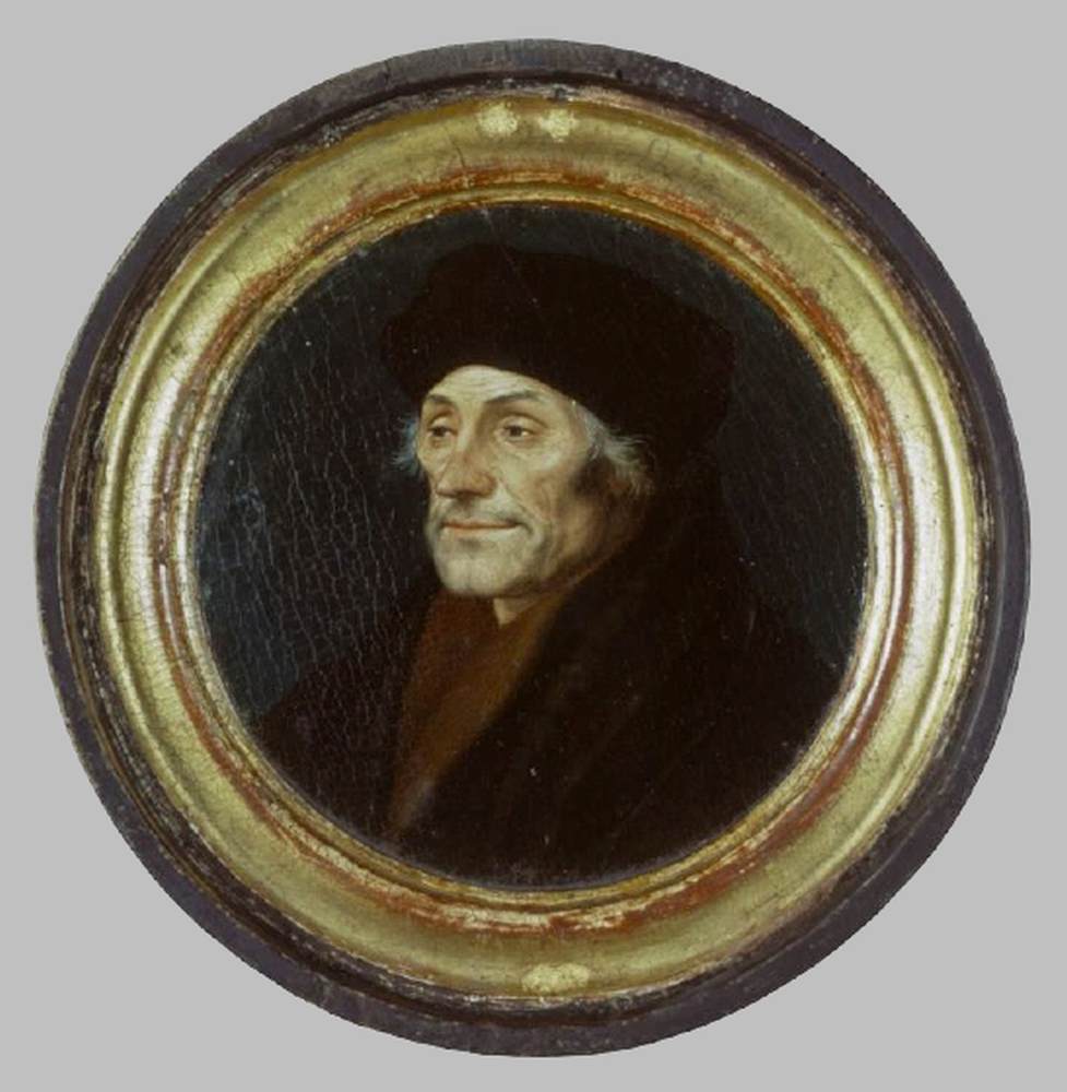 Medallón de Retrato de Erasmus de Rotterdam