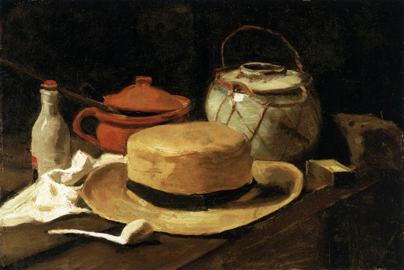 Still Life with a Yellow Straw Hat