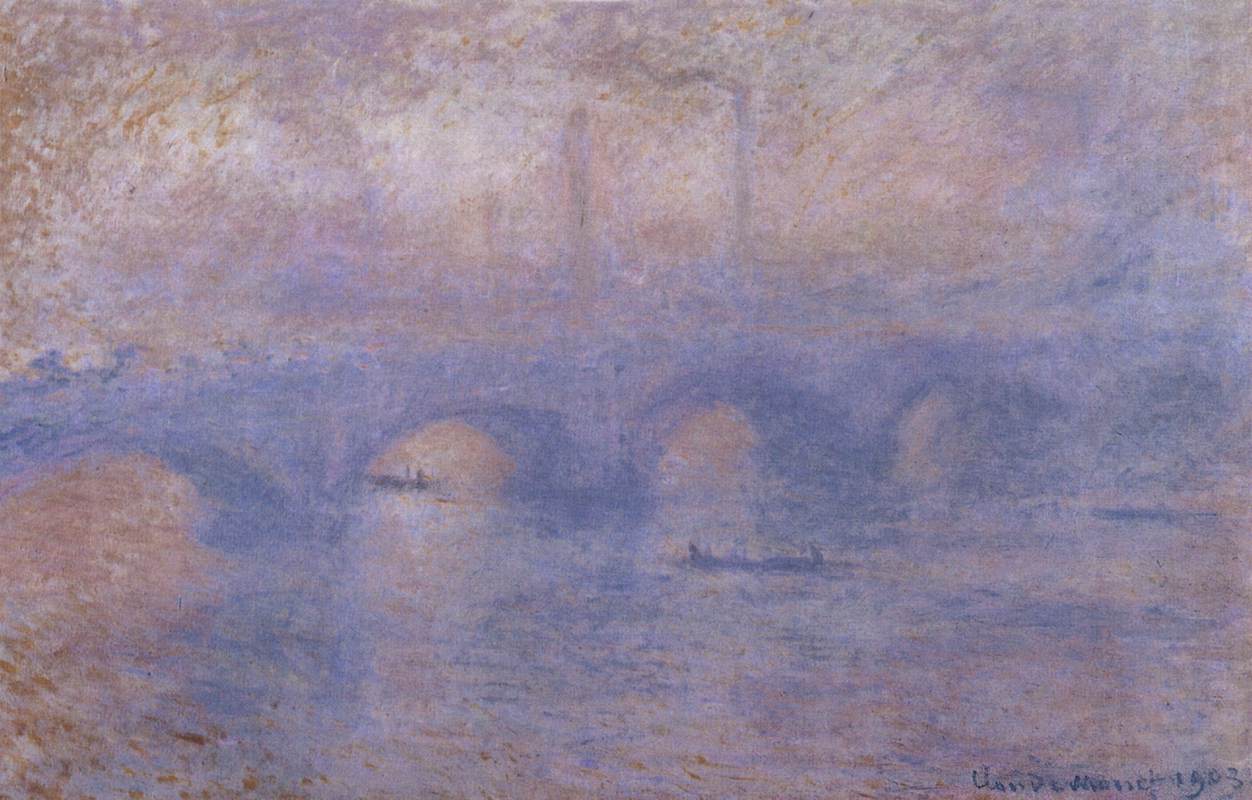 Puente de Waterloo, Efecto de La Niebla