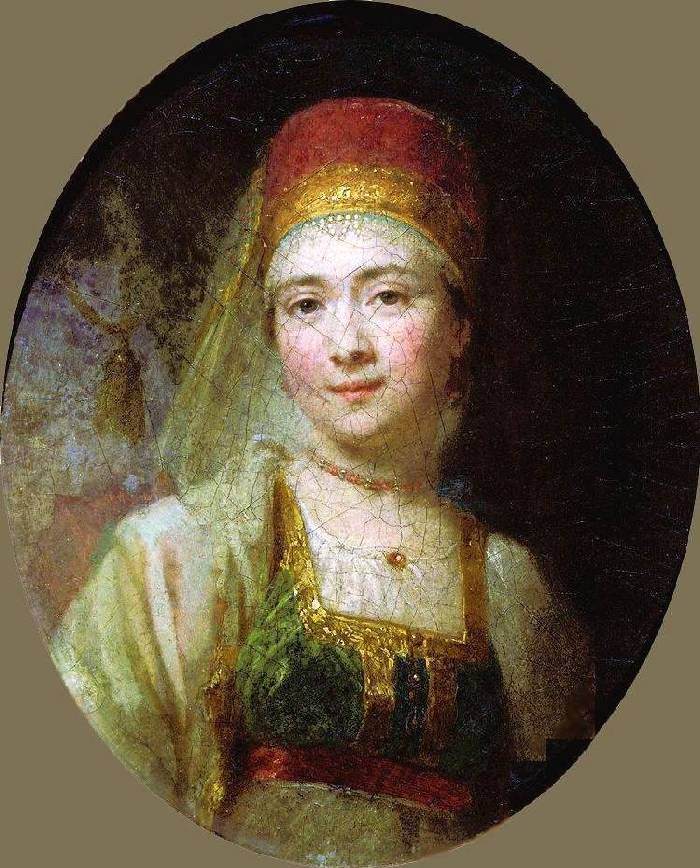 Köylü kadın cristina portresi