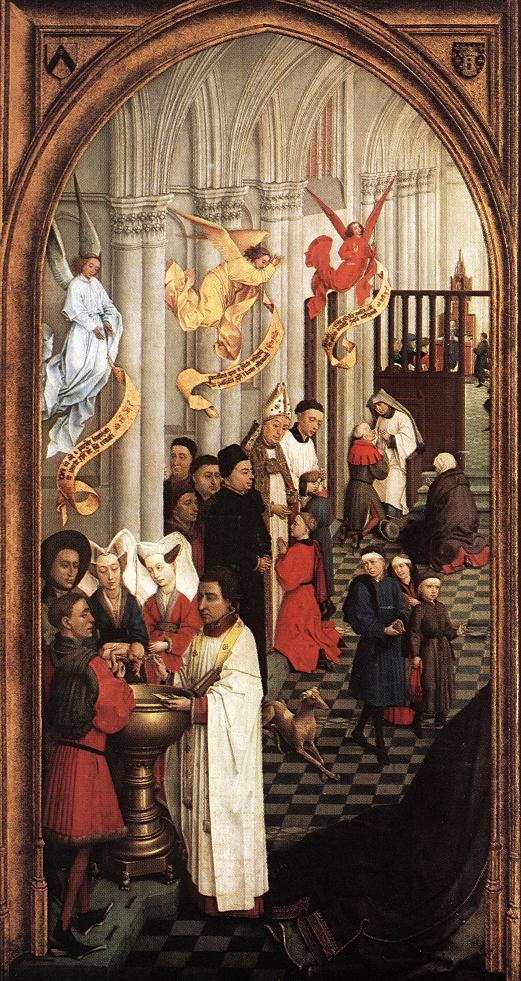Siedem sakramentów (lewe skrzydło)
