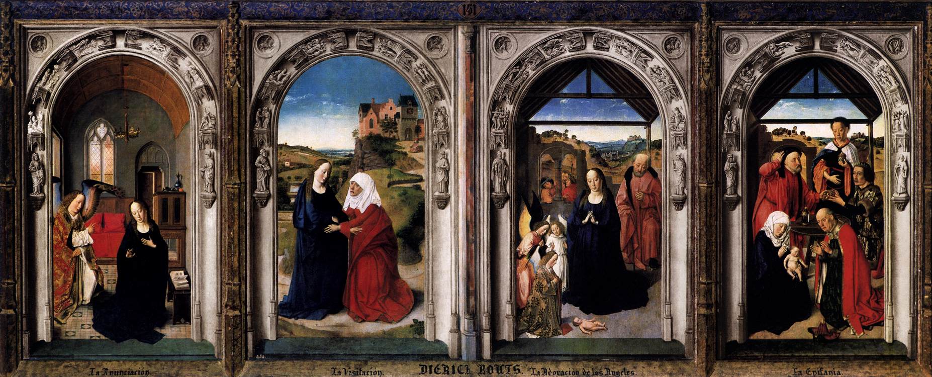 Triptych of the Virgin