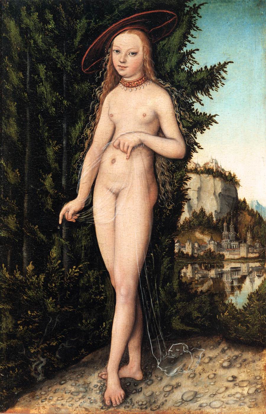 Standing Venus in a Landscape