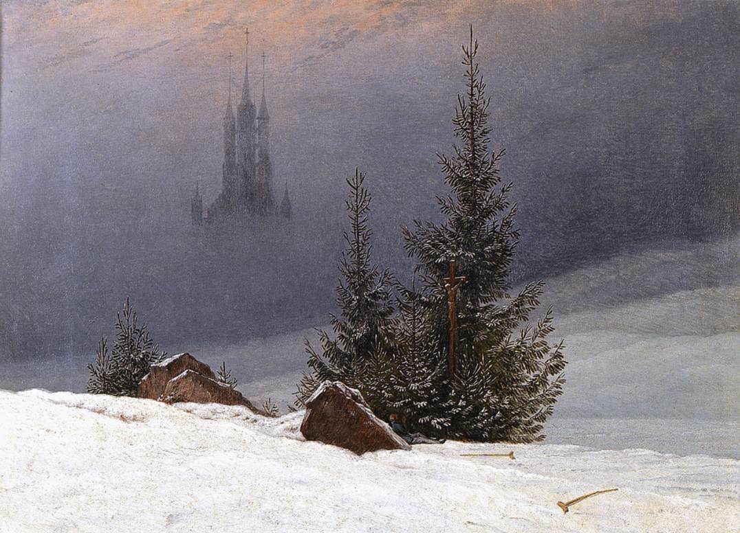 Winter Landscape with The Church