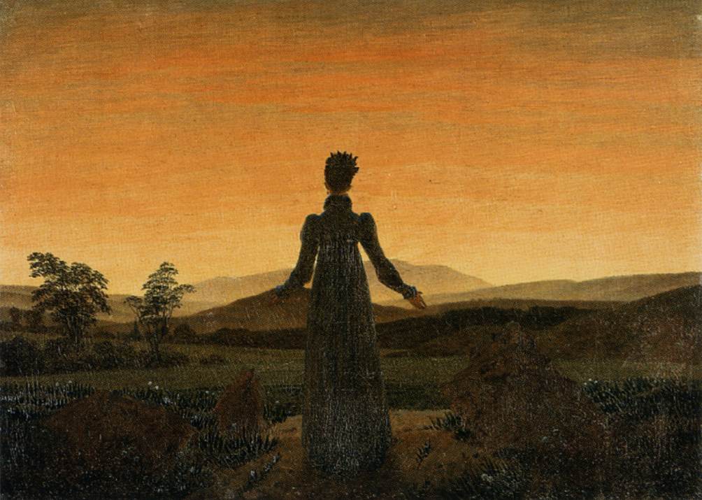 Mujer Antes del Sol Naciente (Mujer Antes del Sol de La Fijación)