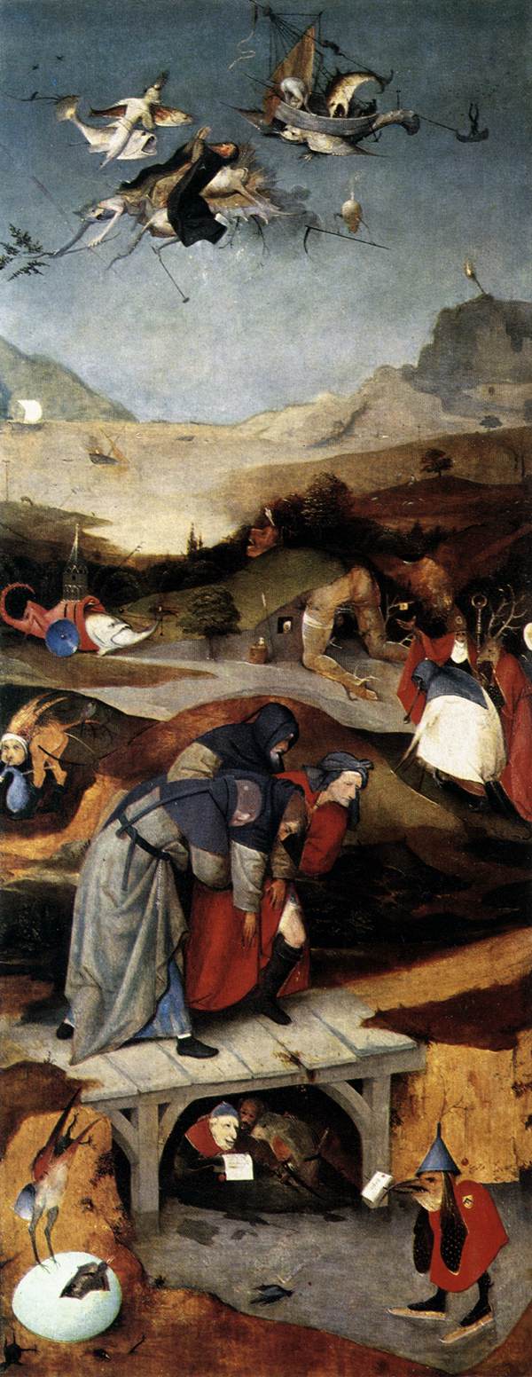 Triptych of The Temptation of Saint Anthony (left wing)