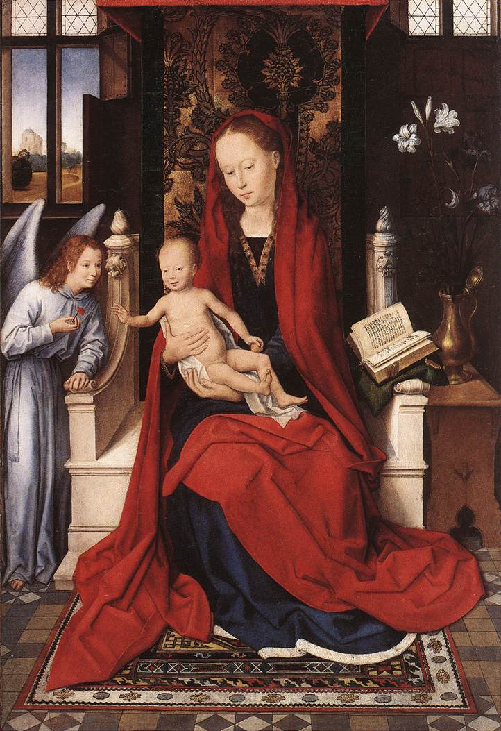 The Virgin Enthroned with the Child and Angel