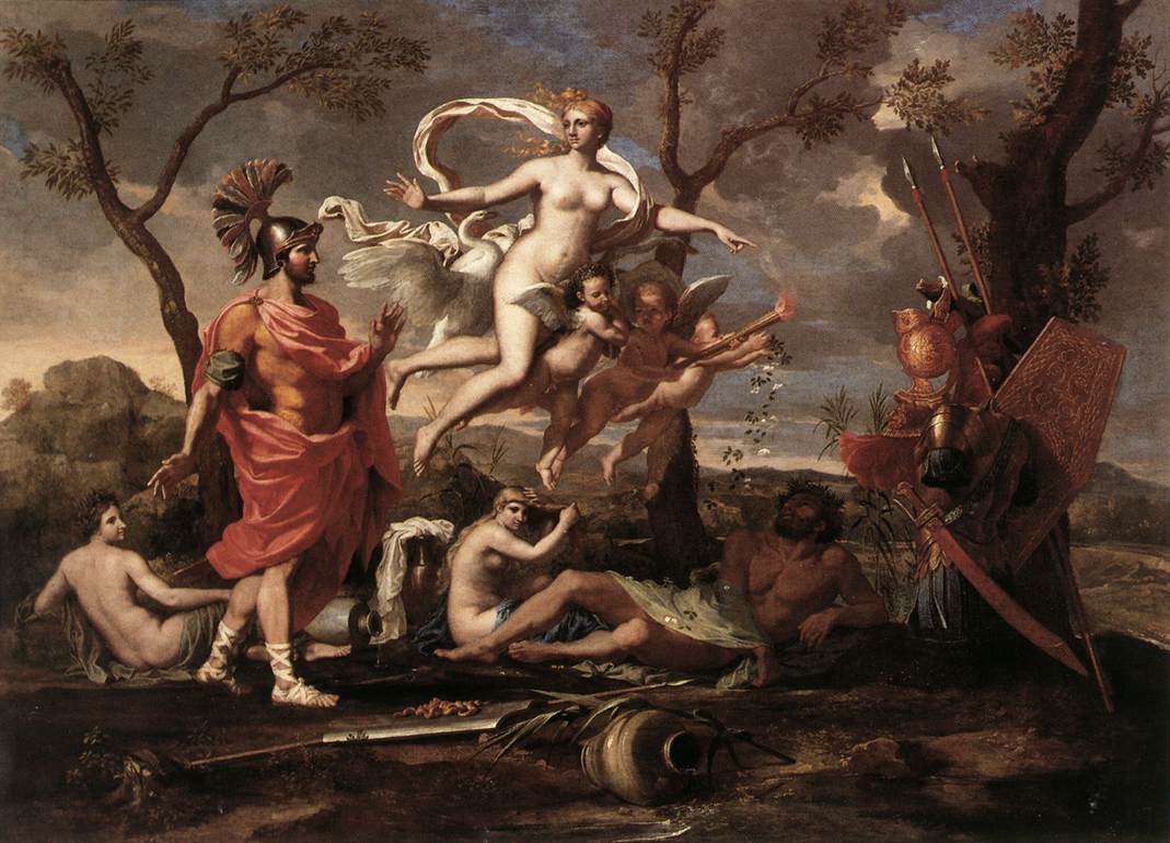 Venus präsentiert Aeneas Waffen