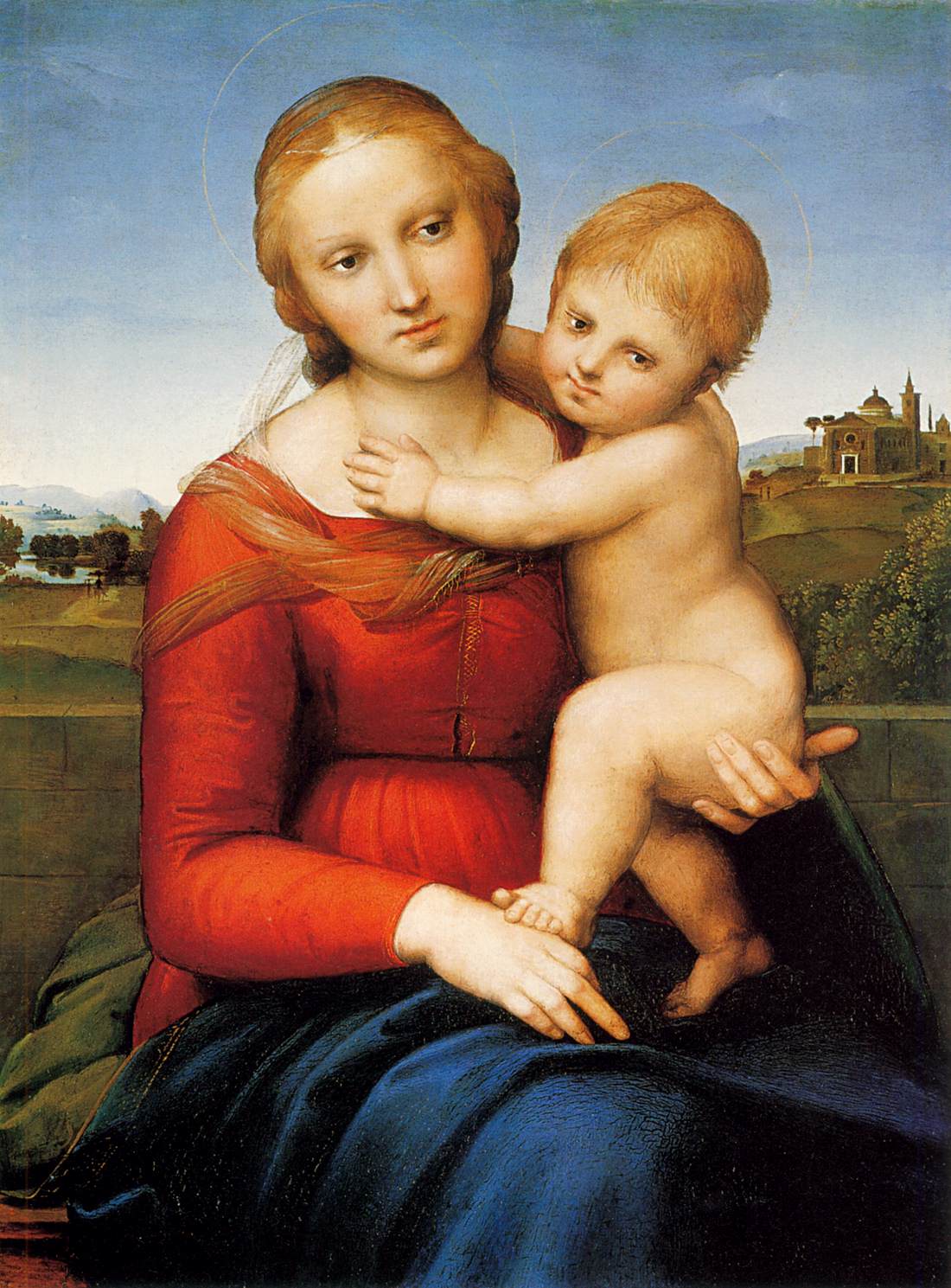 The Maagd en het kind (Little Cowper Madonna)