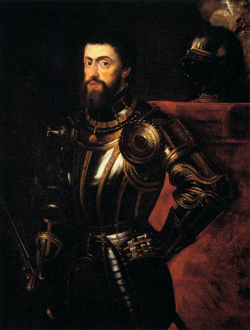 Carlos V in Rüstung