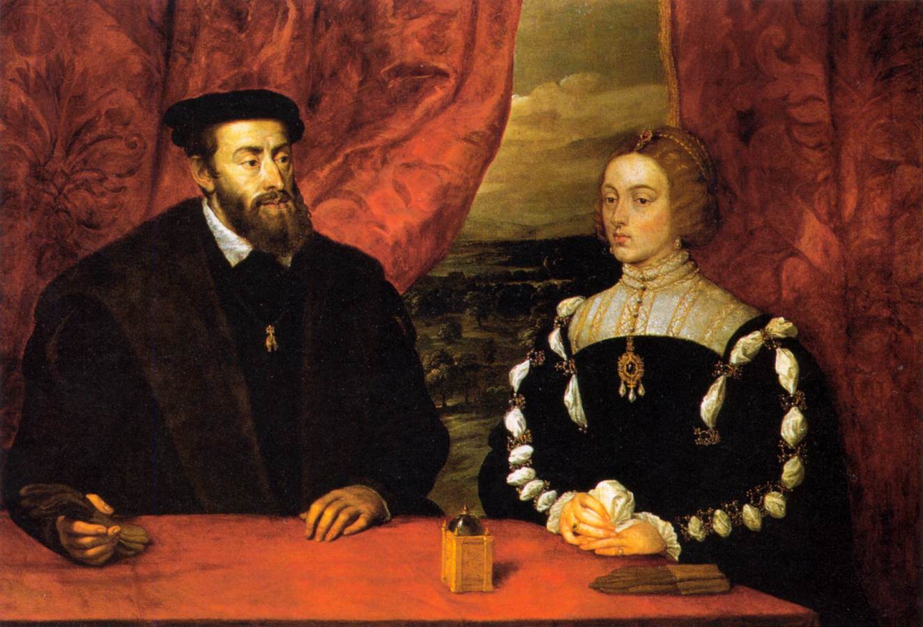 Carlos V and the Empress Isabella