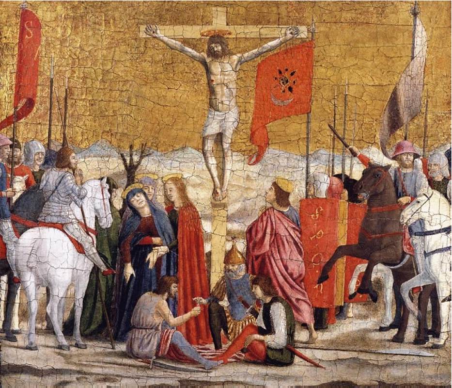 San Agustín Polyptic: The Crocifission
