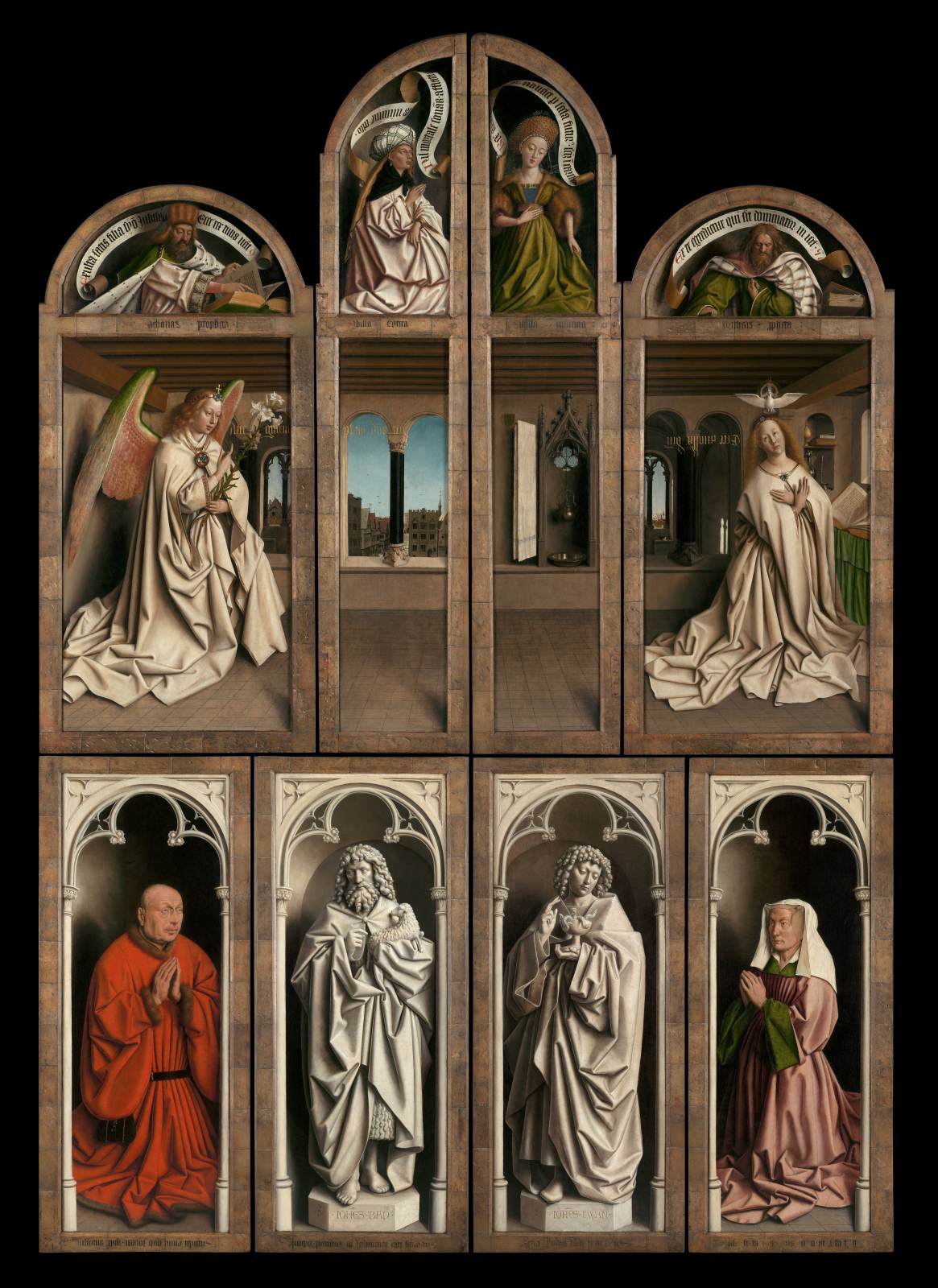 Das Altarbild (geschlossene Flügel)