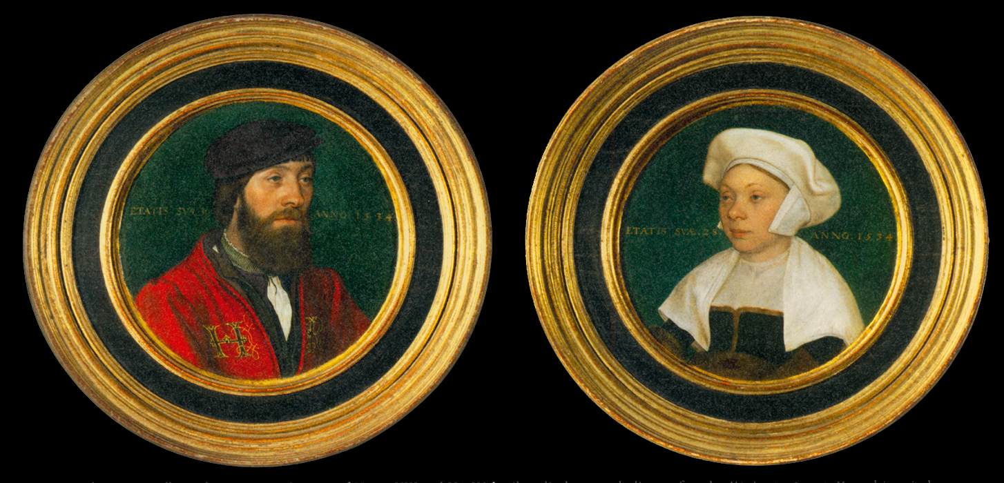 Cortigiano di Enrique VIII e sua moglie