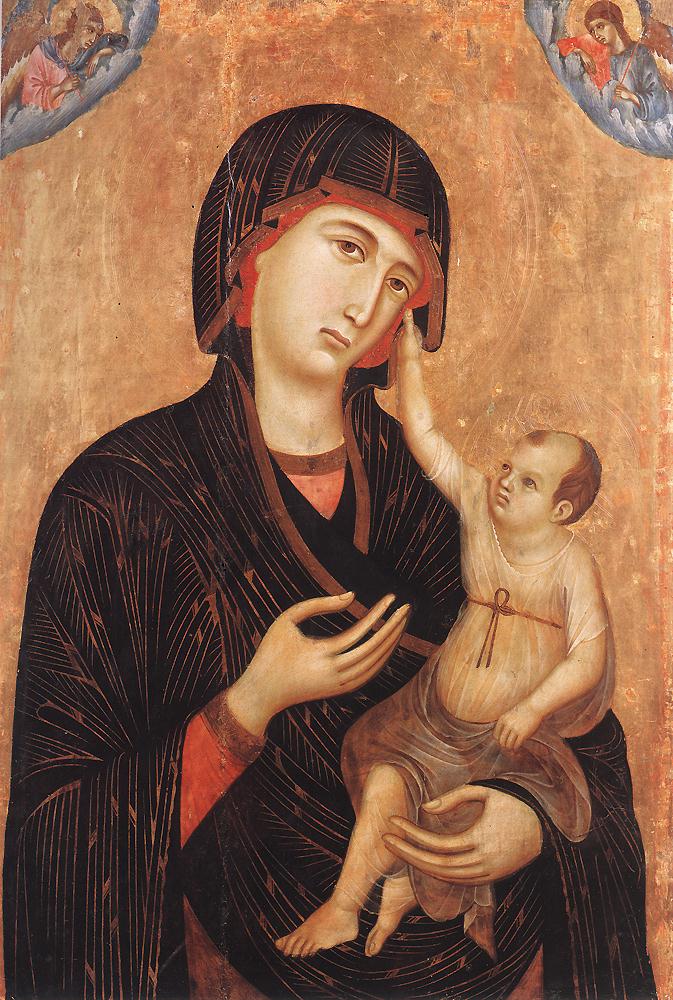 The Virgin with the Child and Two Angels (Grieta La Virgen)