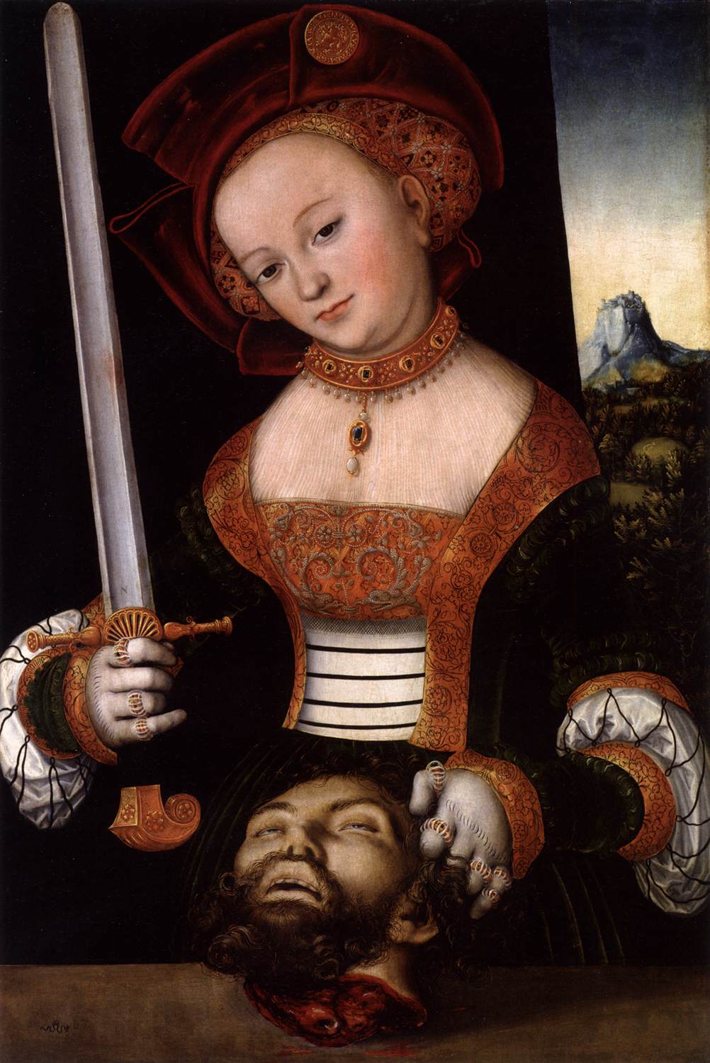 Judit con la testa di Holofernes