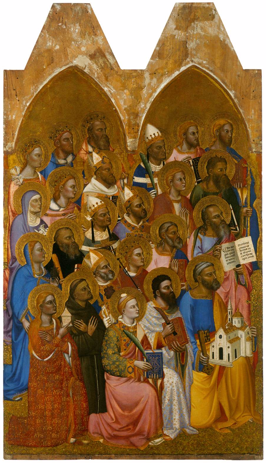 Altarbild des San Pier Maggiore: Die Heiligen verehren