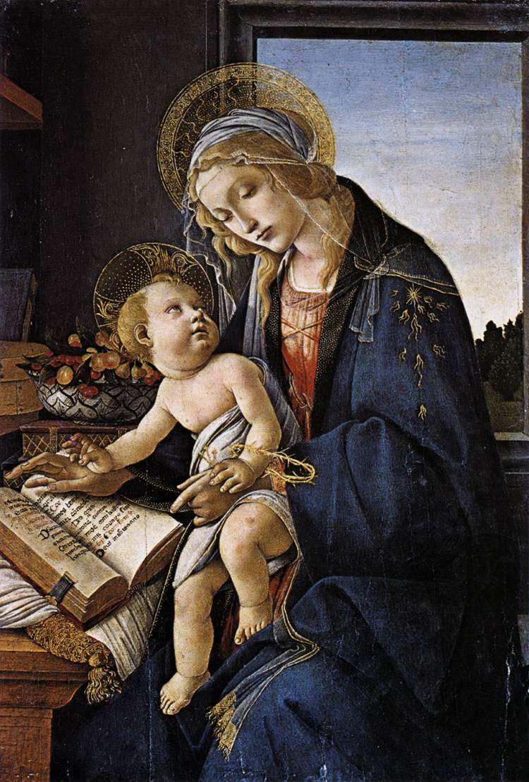 The Madonna del Book (the Virgin of the Book)