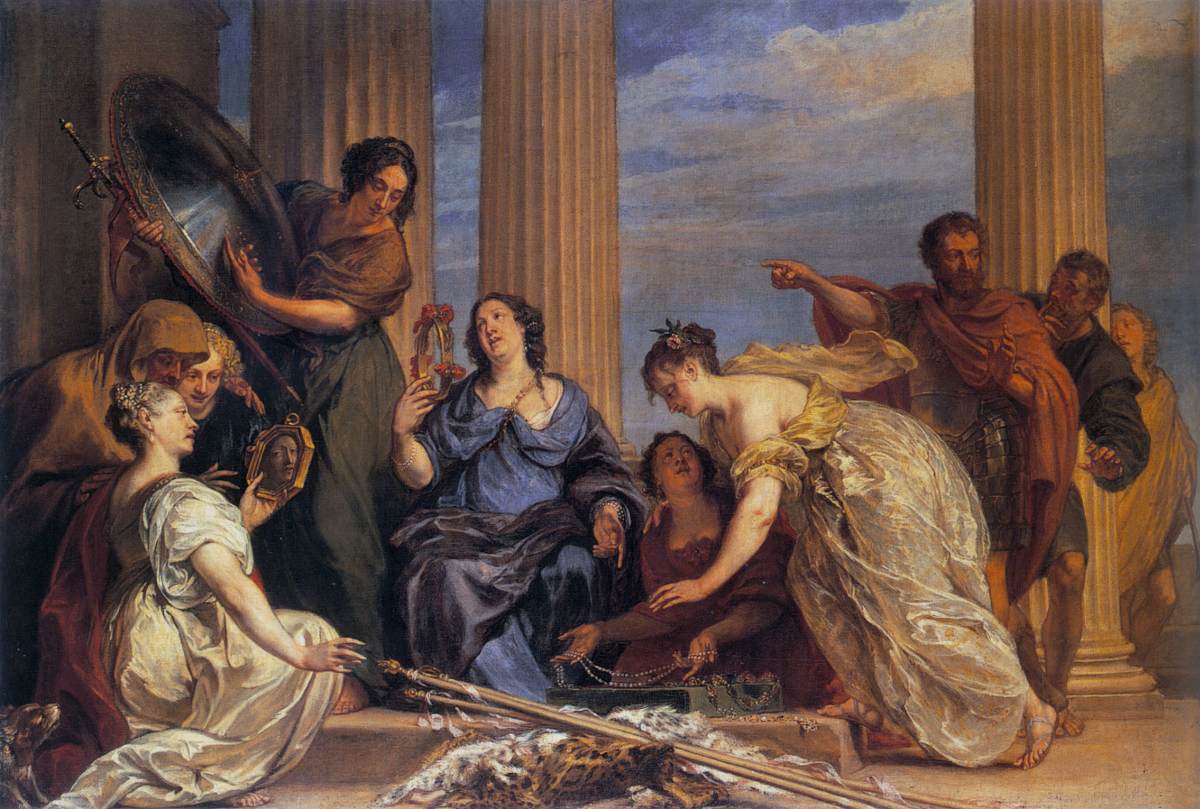 Achilles unter den Töchtern von Licomedes