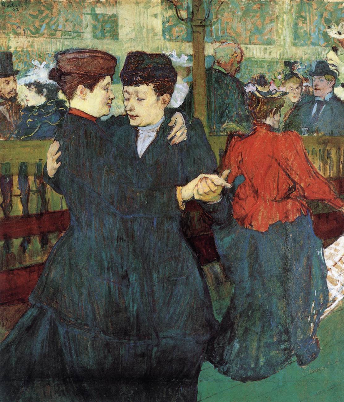At The Moulin Rouge: Two Women Waltzing