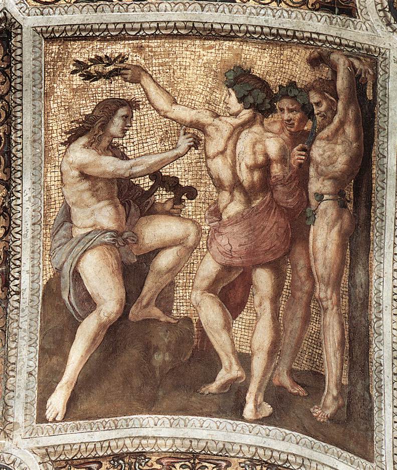 Apollo and Mars (Ceiling panel)
