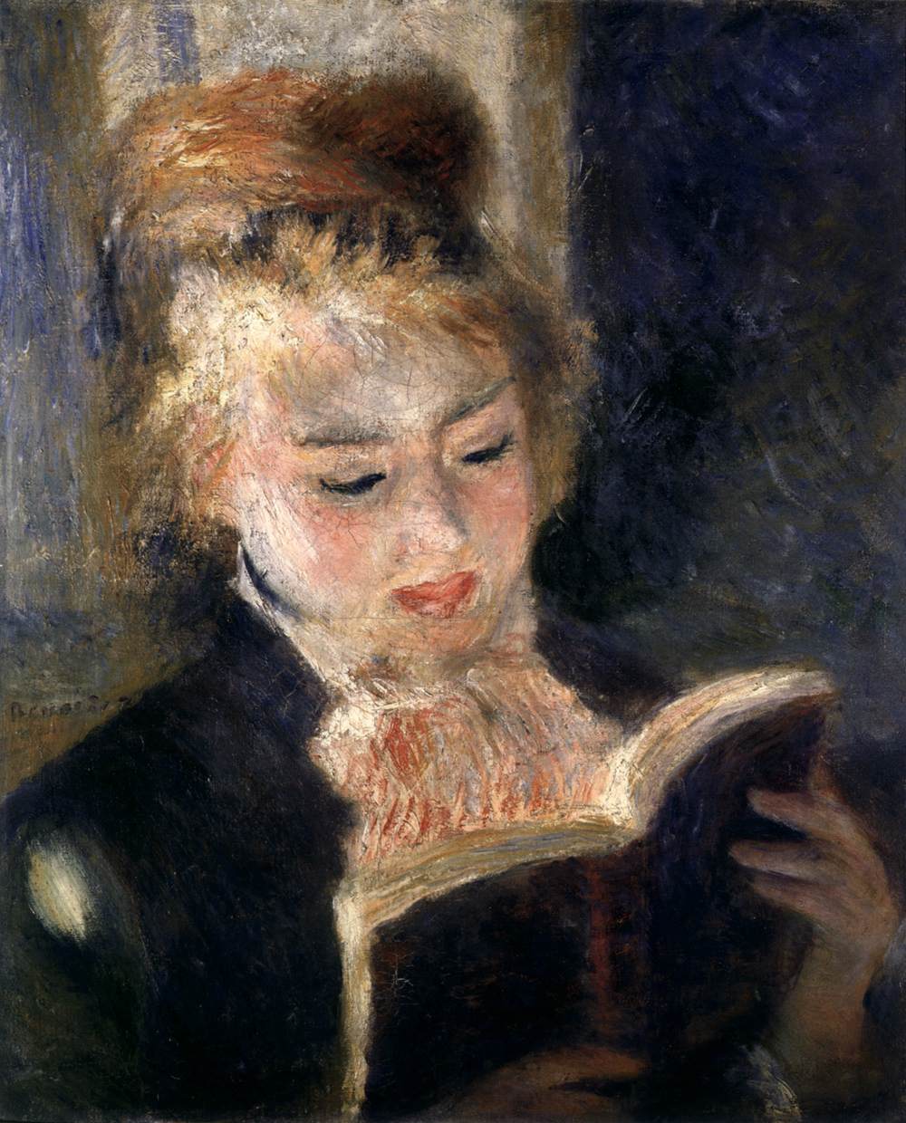 woman reading