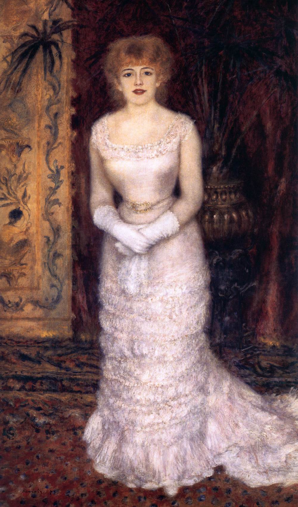 Portrait of the actress Juana Samaria