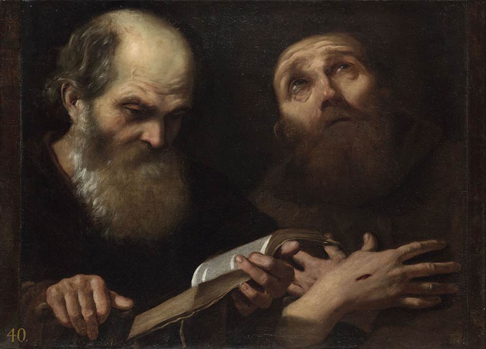 Saint Anthony Abbot and Francisco de Assisi