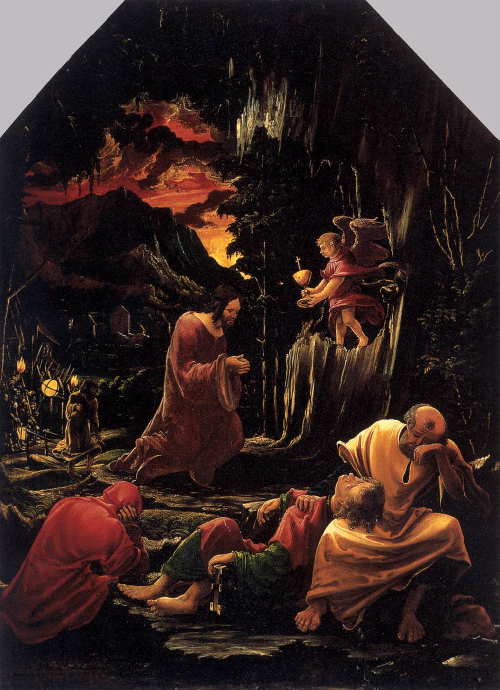 Christ dans le jardin de Gethsemaní