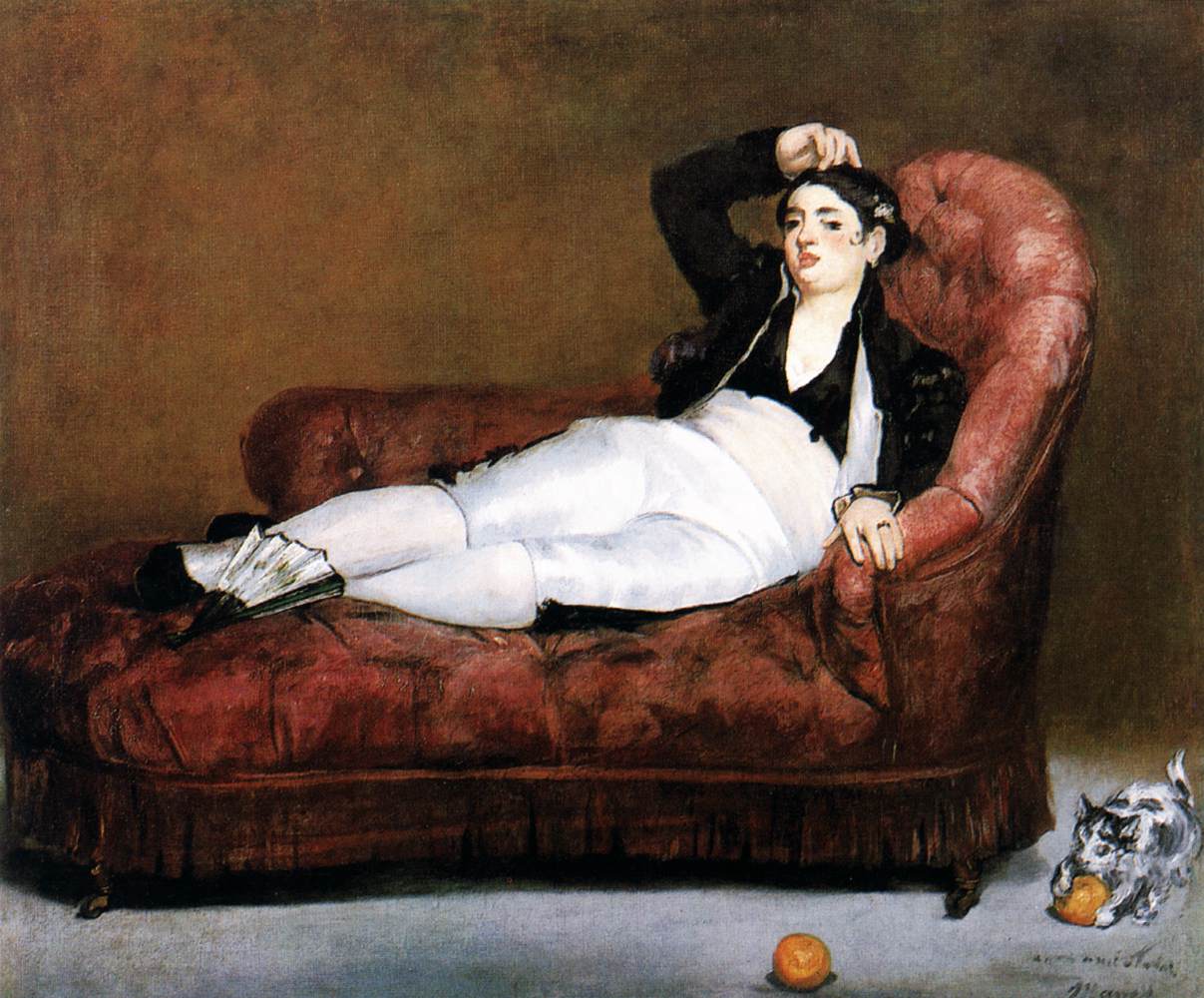 Reclining Young Woman, in Spanish Costume