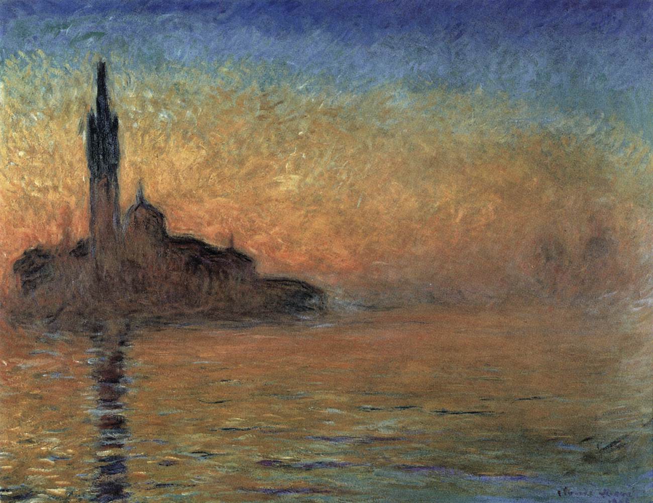 Sonnenuntergang in Venedig