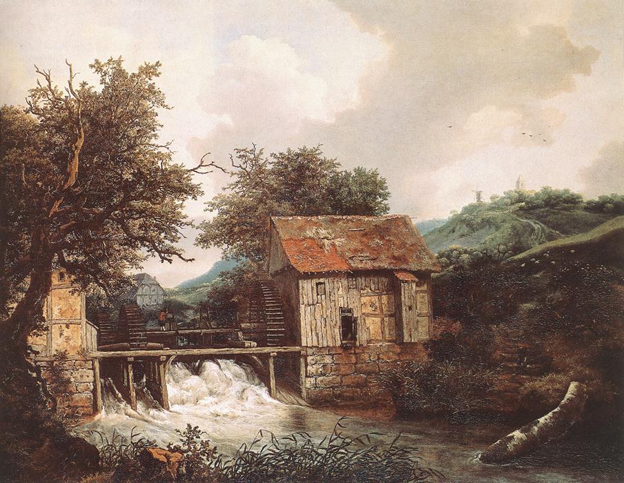 Two Watermills and an Open Table Near Singraven