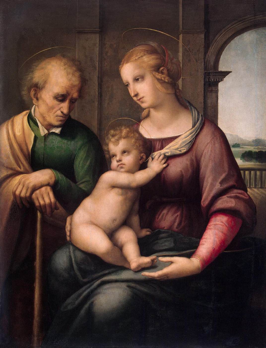 The Virgin with Saint Joseph Without a Beard