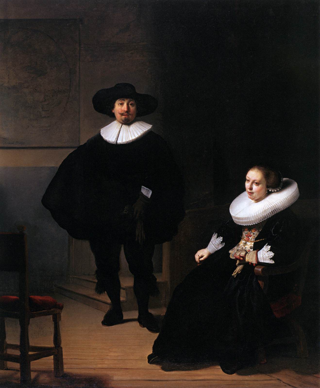 Jan Pietersz. Bruyningh and his wife Hillegont Pietersdr Moutma