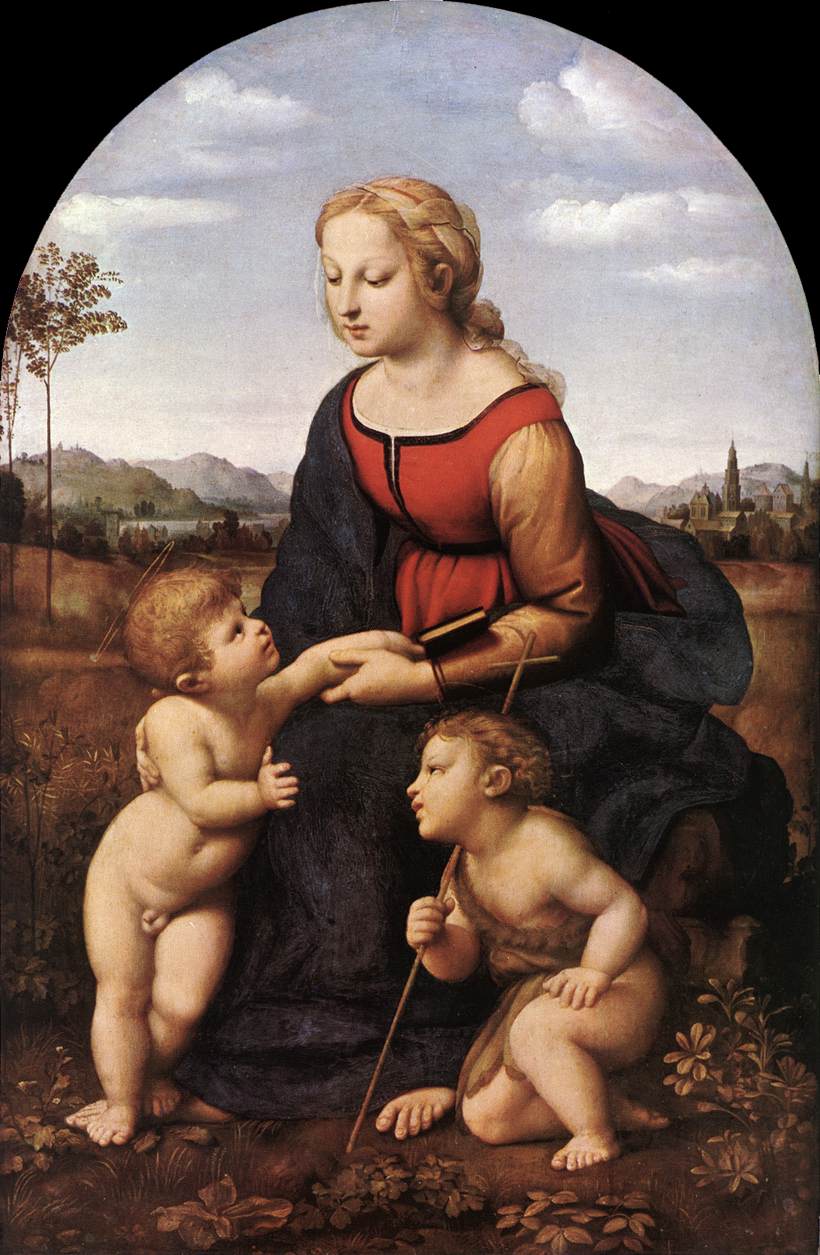 Virgin and Child with Saint John the Baptist (La Belle Jardinière)